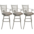 Pemberly Row Set of 3 Extra Tall Stools 34