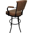 Pemberly Row Swivel Metal Bar Stool 34
