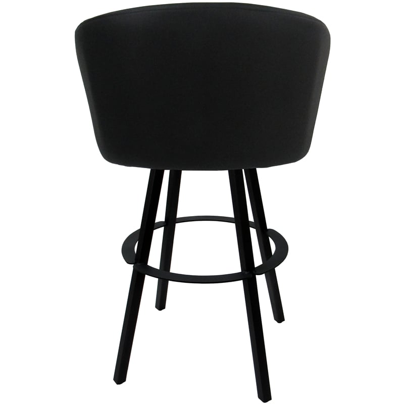 Pemberly Row Counter Swivel Metal Bar Stool 26