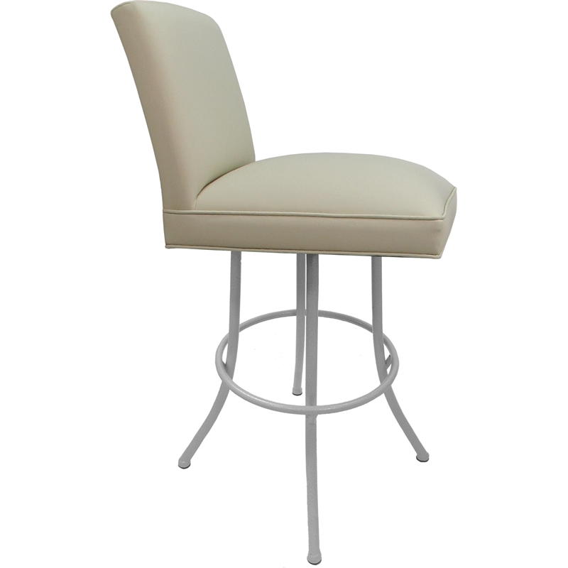 Pemberly Row Swivel Metal Stool 34