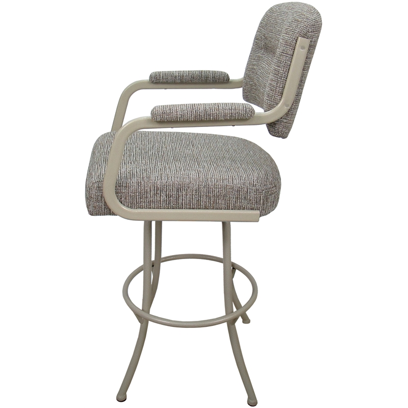 Pemberly Row Swivel Metal Counter Stool 26
