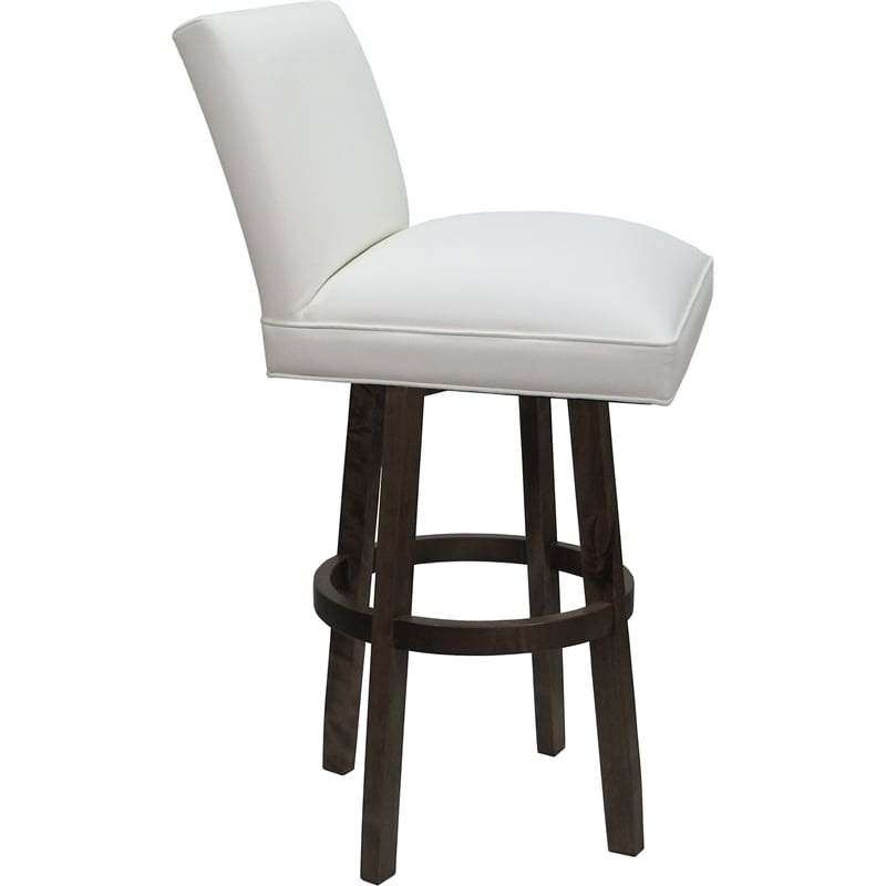 Pemberly Row Swivel Wood Stool 34