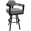 Pemberly Row Swivel Metal Counter Stool 26