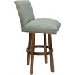 Pemberly Row Swivel Wood Bar Stool 30