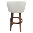 Pemberly Row Swivel Wood Bar Stool 30