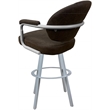 Pemberly Row Swivel Metal Bar Stool 30