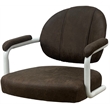 Pemberly Row Swivel Metal Bar Stool 30