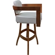 Pemberly Row Swivel Wood Counter Stool 26