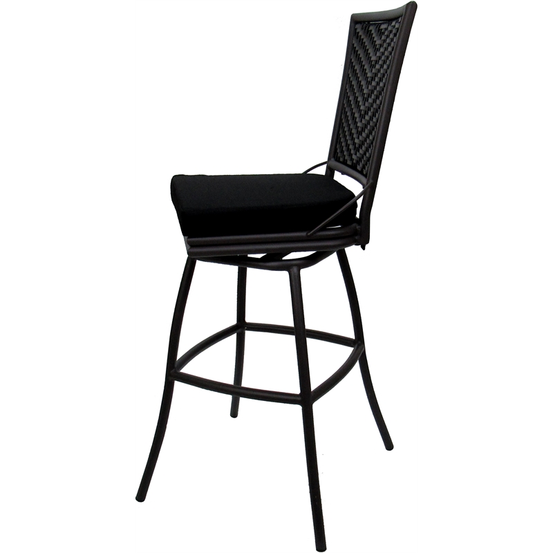 Pemberly Row Extra Tall Metal Bar Stool 34