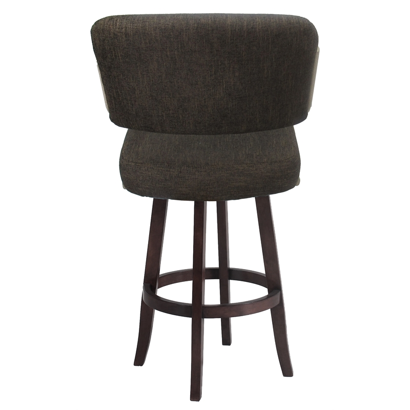Pemberly Row Swivel Metal Bar Stool 34