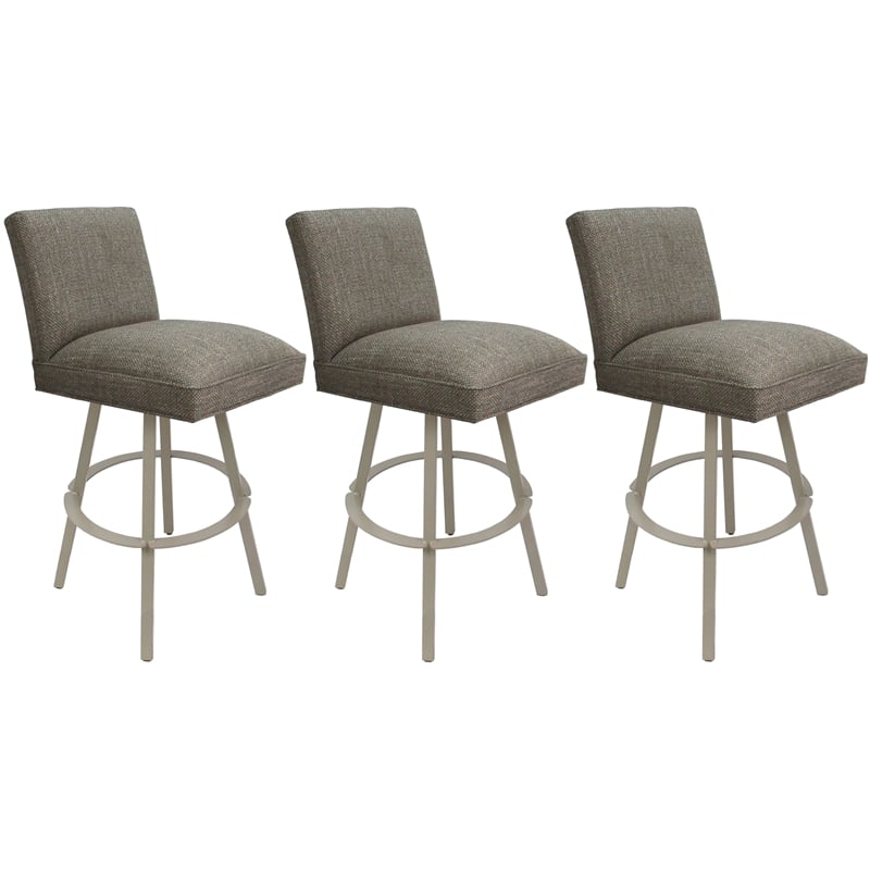 Pemberly Row Set of 3 Swivel Counter Stools 26