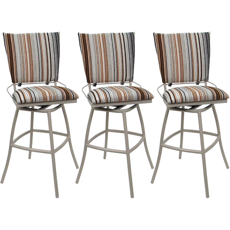 Pemberly Row Set of 3 Bar Stools 34