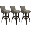 Pemberly Row Set of 3 Swivel Bar Stools 34