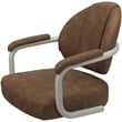 Pemberly Row Swivel Metal Bar Stool 30