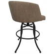 Pemberly Row Swivel Tilt Metal Bar Stool 30