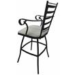 Pemberly Row Swivel Outdoor Bar Stool 30