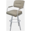 Pemberly Row Swivel Metal Bar Stool 30