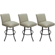 Pemberly Row Set of 3 Swivel Counter Stools 26