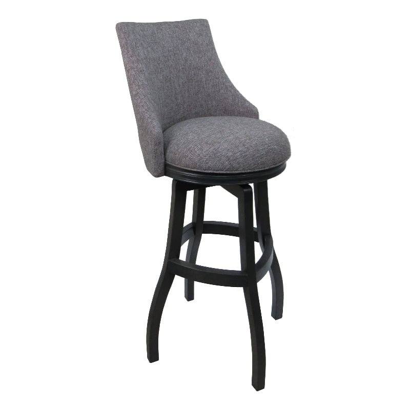 Pemberly Row Swivel Wood Bar Stool 30