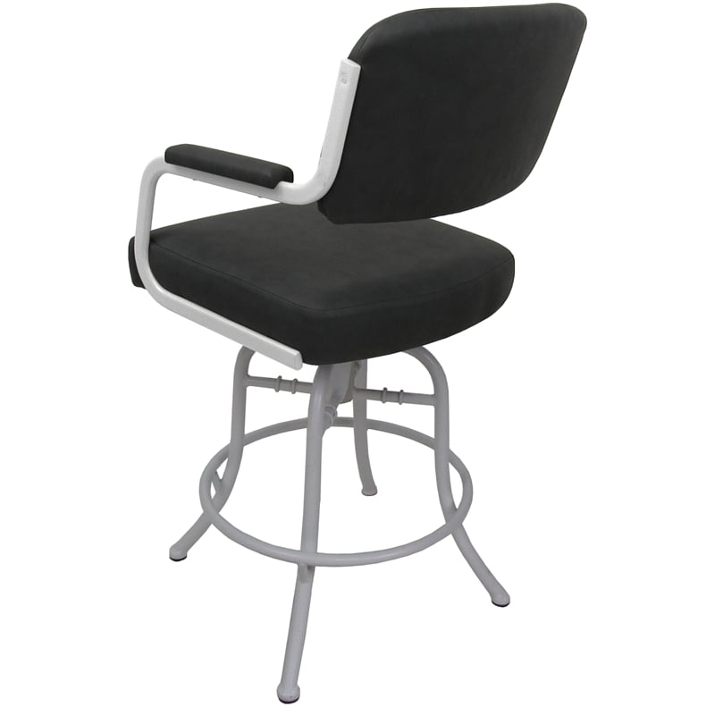 Pemberly Row Swivel Counter Metal Bar Stool 26