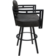 Pemberly Row Swivel Metal Bar Stool 30