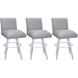 Pemberly Row Set of 3 Swivel Counter Stools 26