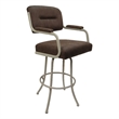 Pemberly Row Swivel Metal Bar Stool 34