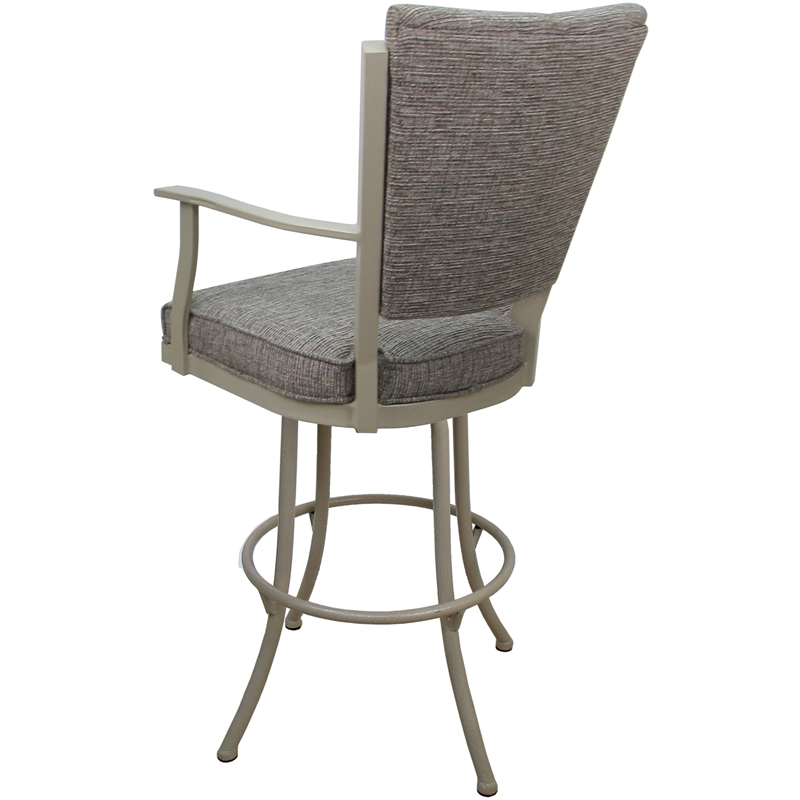 Pemberly Row Swivel Metal Bar Stool 34