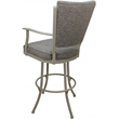 Pemberly Row Swivel Metal Bar Stool 34