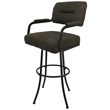 Pemberly Row Swivel Metal Bar Stool 34