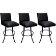 Pemberly Row Set of 3 Swivel Counter Stools 26