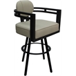 Pemberly Row Swivel Metal Bar Stool 30