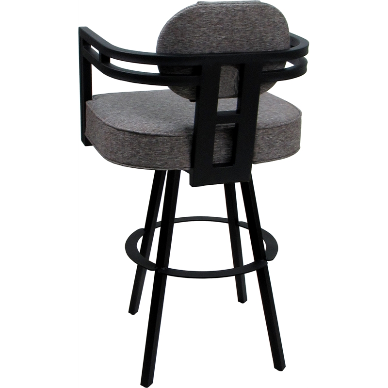 Pemberly Row Swivel Metal Stool 34