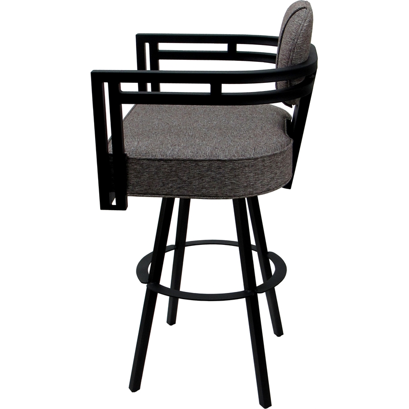 Pemberly Row Swivel Metal Stool 34