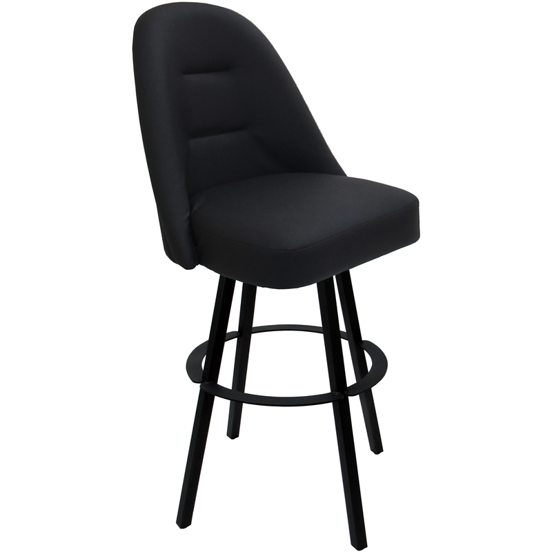 Pemberly Row Swivel Metal Bar Stool 30