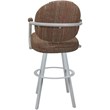 Pemberly Row Swivel Metal Bar Stool 30