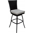 Pemberly Row Extra Tall Metal Bar Stool 34