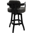 Pemberly Row Swivel Wood Bar Stool 30