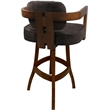 Pemberly Row Swivel Wood Counter Stool 26