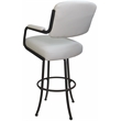 Pemberly Row Swivel Metal Bar Stool 30