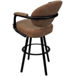 Pemberly Row Swivel Metal Bar Stool 30