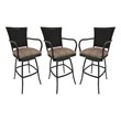 Pemberly Row Set of 3 Outdoor Indoor Extra Tall 34