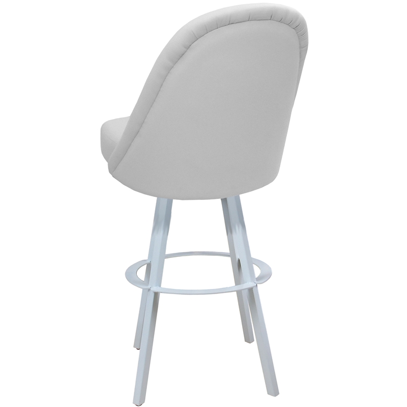 Pemberly Row Swivel Metal Bar Stool 30