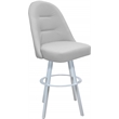 Pemberly Row Swivel Metal Bar Stool 30