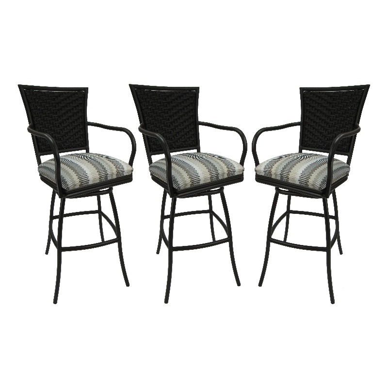 Pemberly Row Set of 3 Outdoor Indoor Counter 26