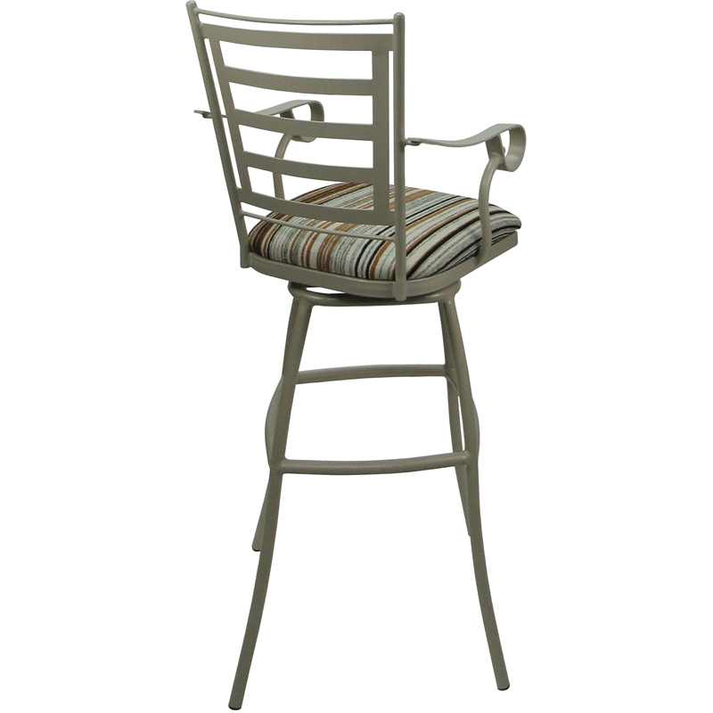 Pemberly Row Aluminum Bar Stool 30