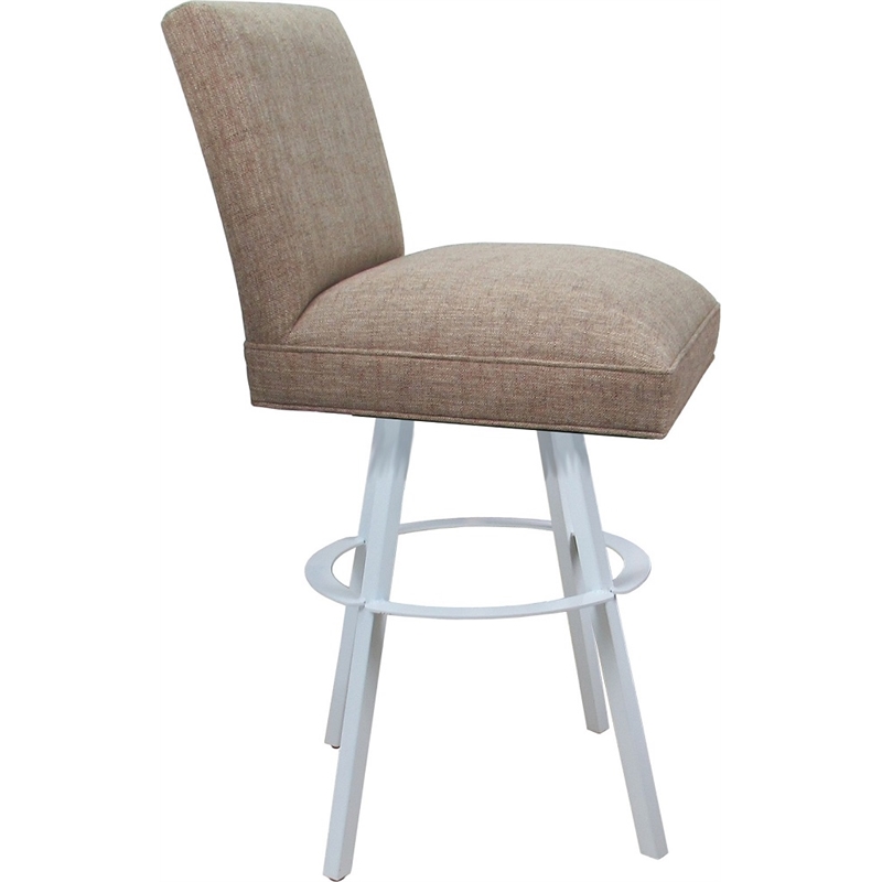 Pemberly Row Swivel Metal Stool 34