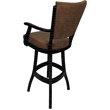 Pemberly Row Counter Swivel Bar Stool Wood 26