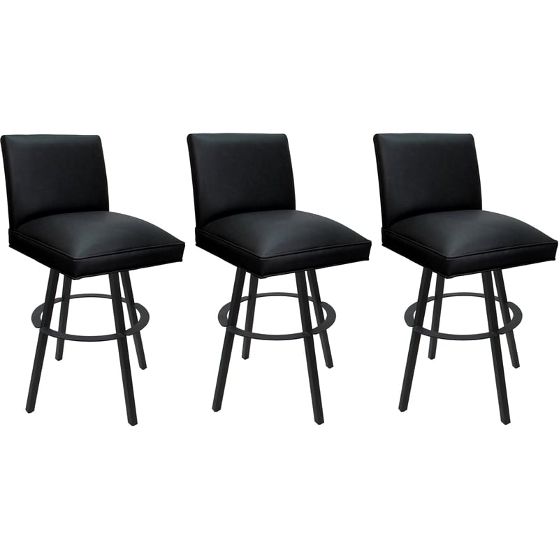 Pemberly Row Set of 3 Swivel Metal 26