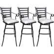 Pemberly Row Set of 3 Outdoor Indoor Extra Tall 34